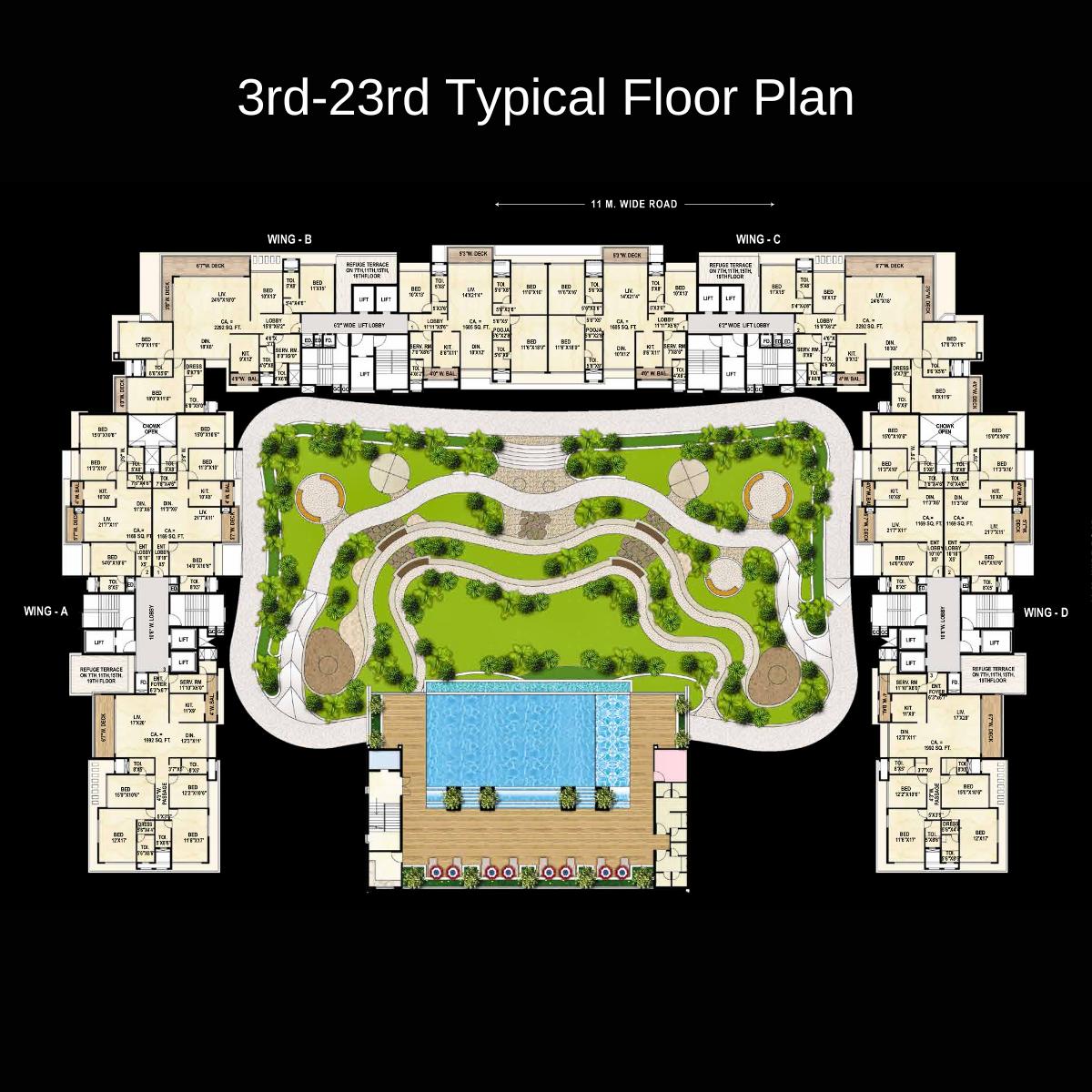 Goodwill-Wisteria-Floor-Plan-3rd-23rd-Typical-Floor-Plan